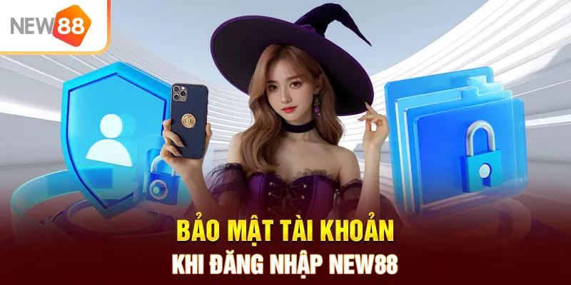 Bảo mật tài khoản khi đăng nhập NEW88