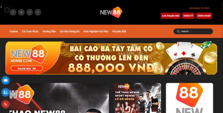 Đánh bài trực tuyến trên New88 - Giới thiệu về nhà cái NEW88