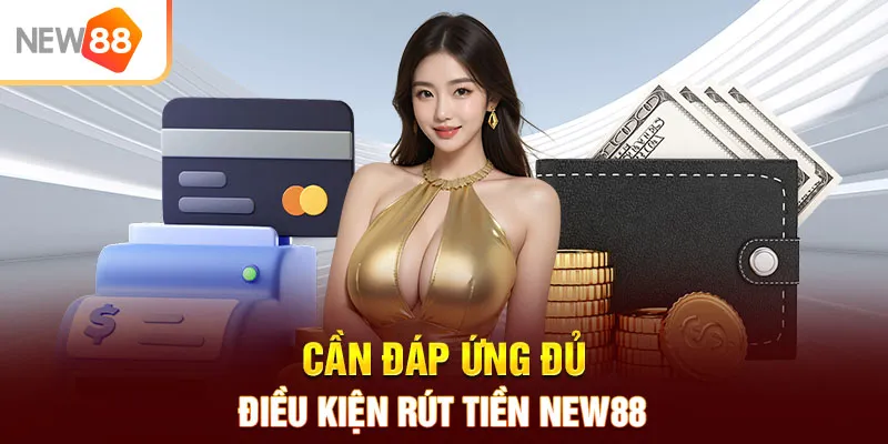 Cần đáp ứng đủ điều kiện rút tiền NEW88