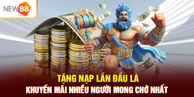 Tặng nạp lần đầu là khuyến mãi nhiều người mong chờ nhất